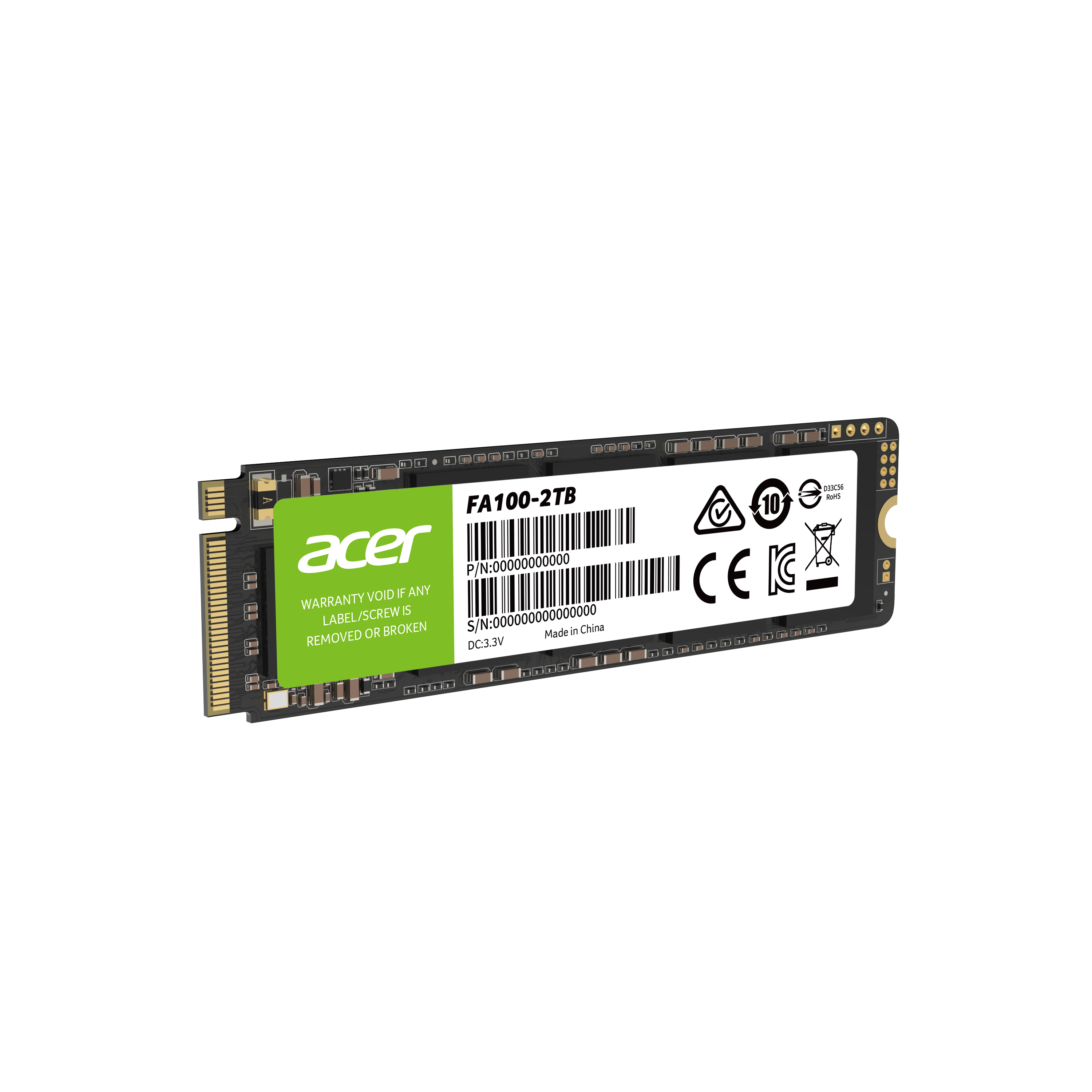 SSD 宏碁 FA100 M.2 PCIe NVMe